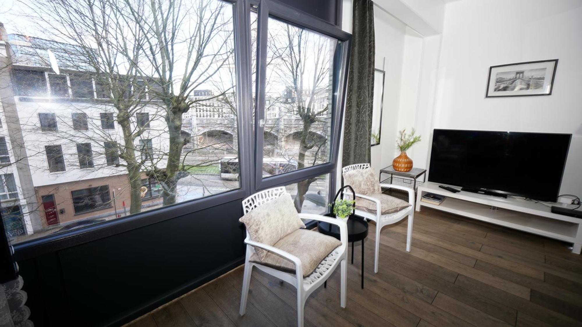 Brial apartment 2 bedrooms, lift, Antwerpen Buitenkant foto